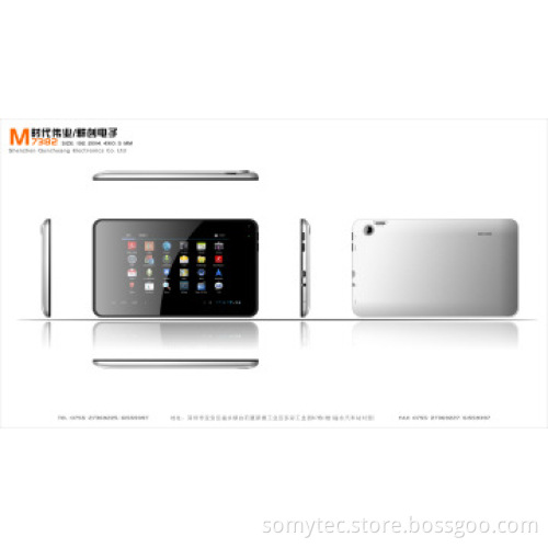 Professional OEM 7\'\' Quad Cortex IPS 3g tablet PC